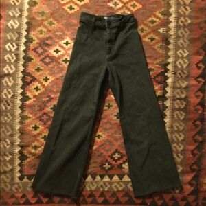 Zara marine straight flare pant